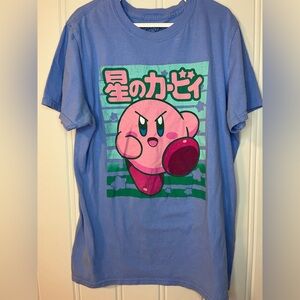 Kirby blue tee shirt